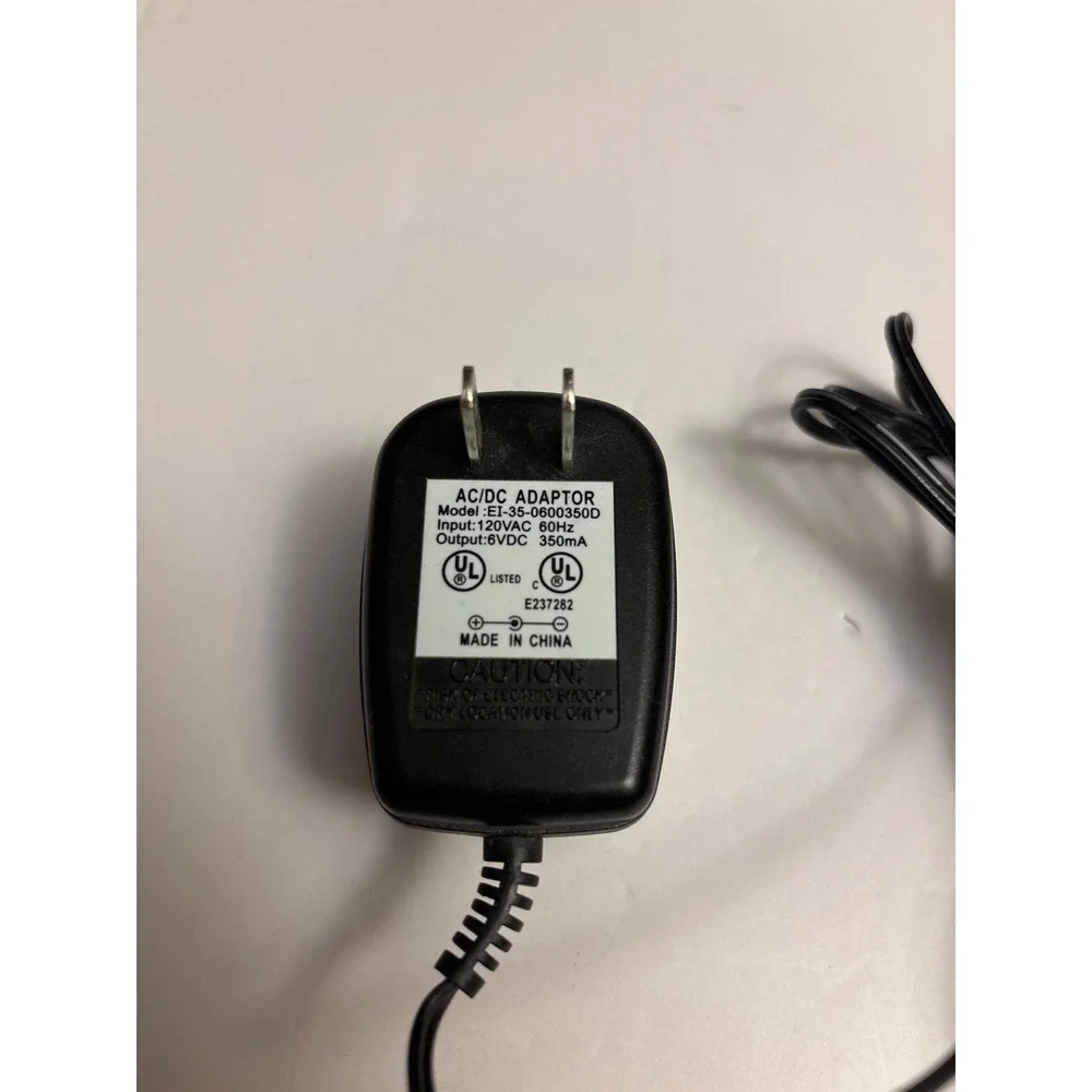 AC DC ADAPTOR ET350600350D 120VAC 60HZ Output 5VDC 350mA